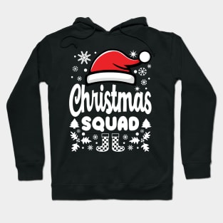 Santa Hat Christmas Squad Hoodie